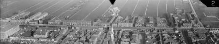 luchtfoto Oostsingel - 1924